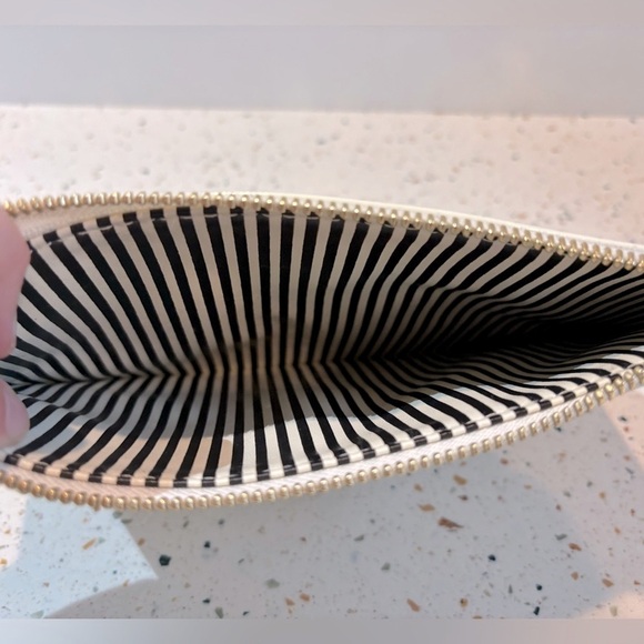 kate spade Gold Polka Dot Zip Pouch Bag - Picture 10 of 10